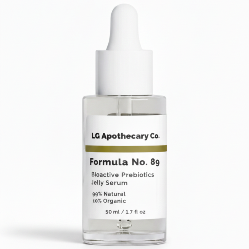 LG Apothecary Co. Bioactive Prebiotics Jelly Serum bottle on a white background
